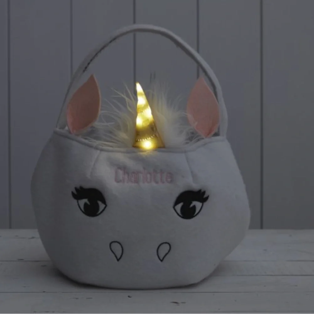 Pottery Barn Kids Light Up Unicorn Treat Bag